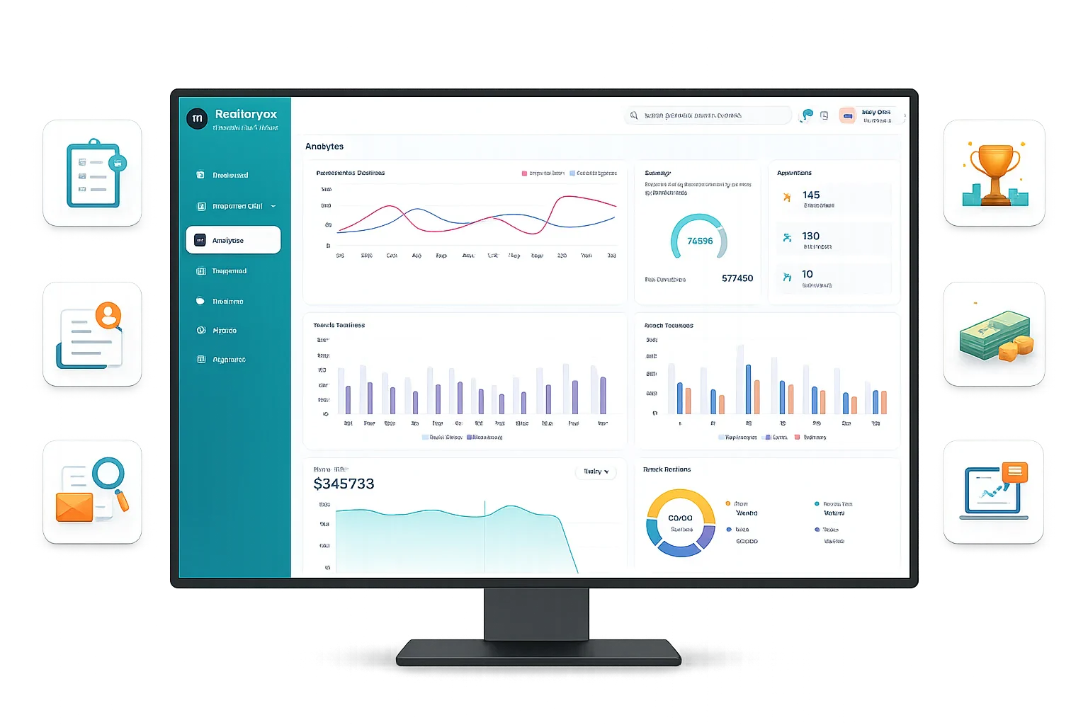 RealtorVox analytics and pipeline workspace