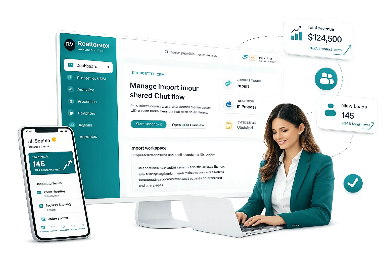 RealtorVox broker CRM and agent workspace