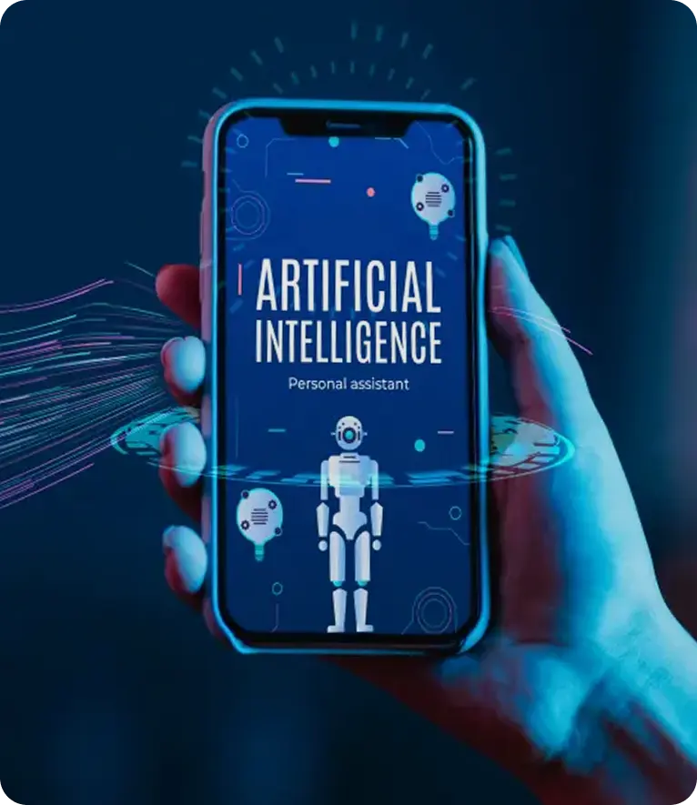 Artificial intelligence powering a mobile application