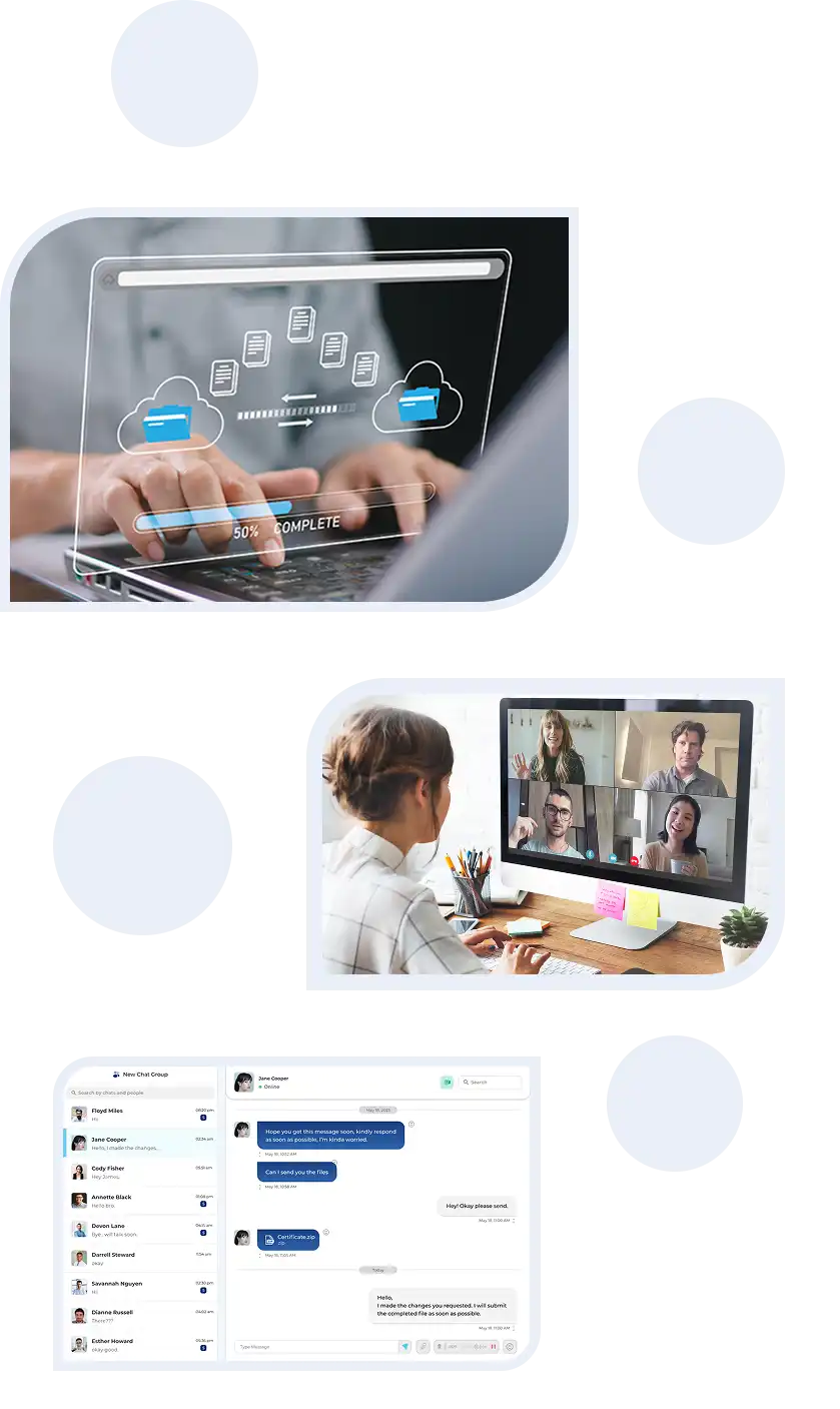 More video conferencing features