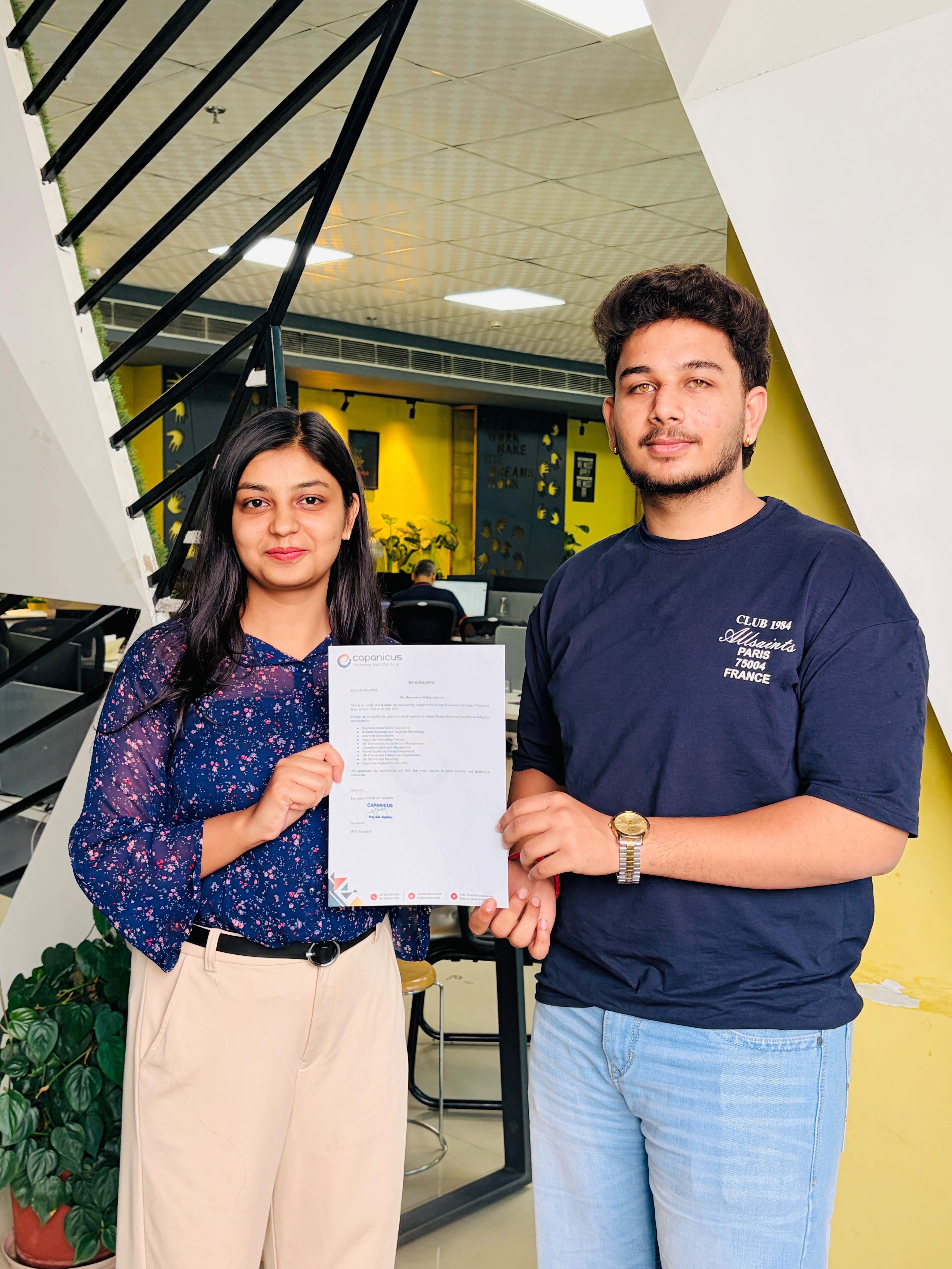 Capanicus internship certificate photo 3