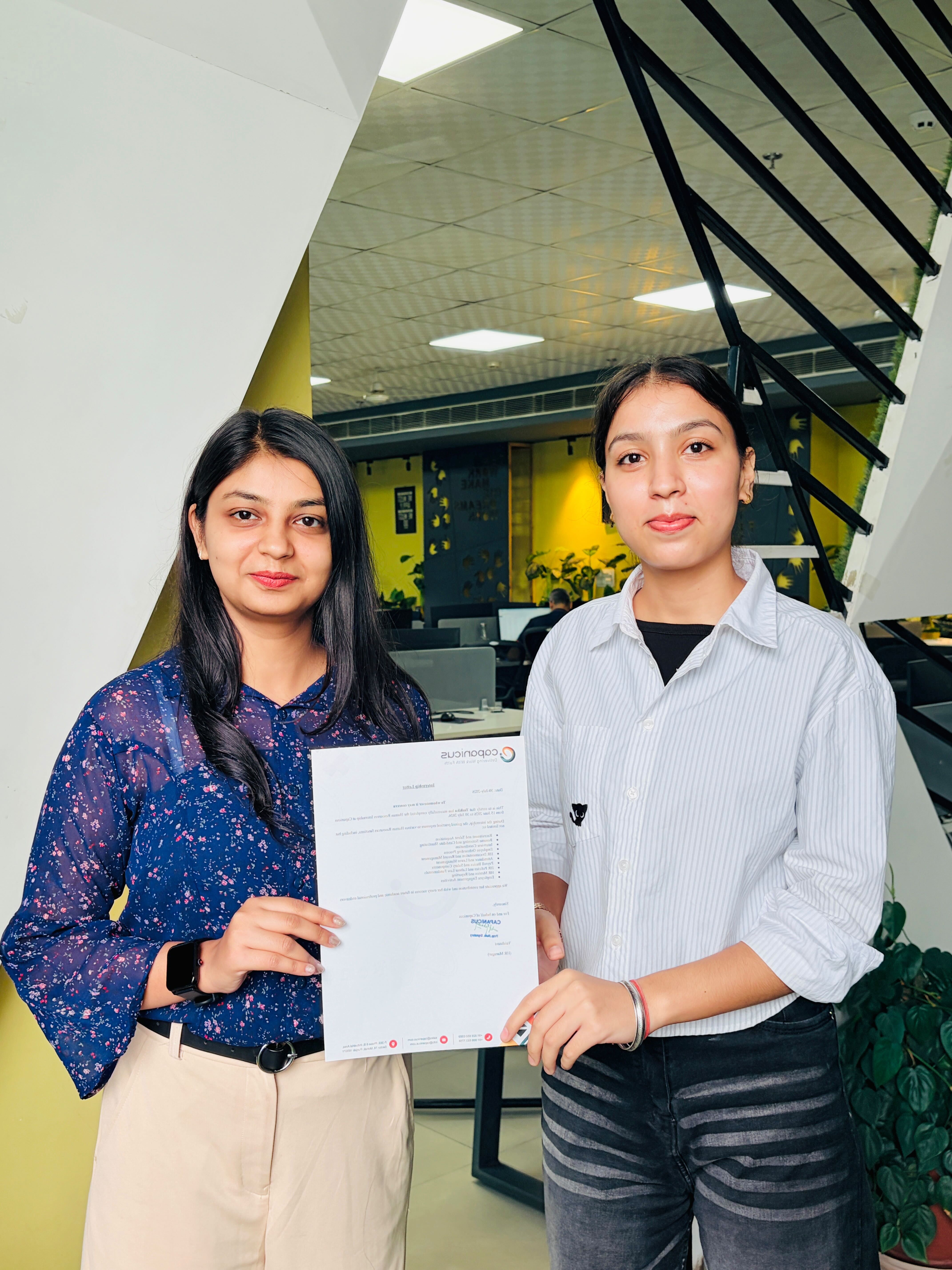 Capanicus internship certificate photo 6