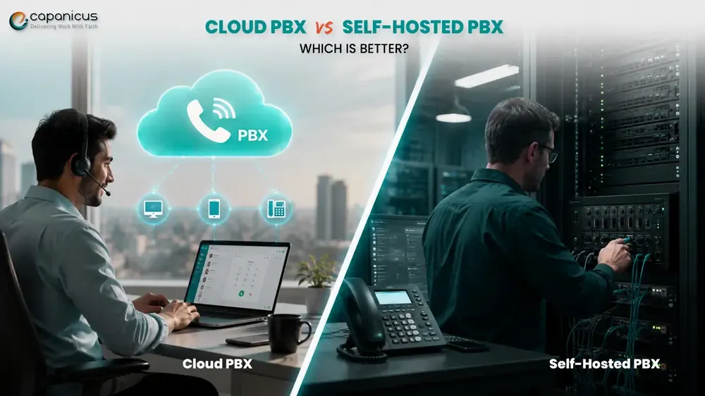 Cloud PBX vs Self-Hosted PBX comparison