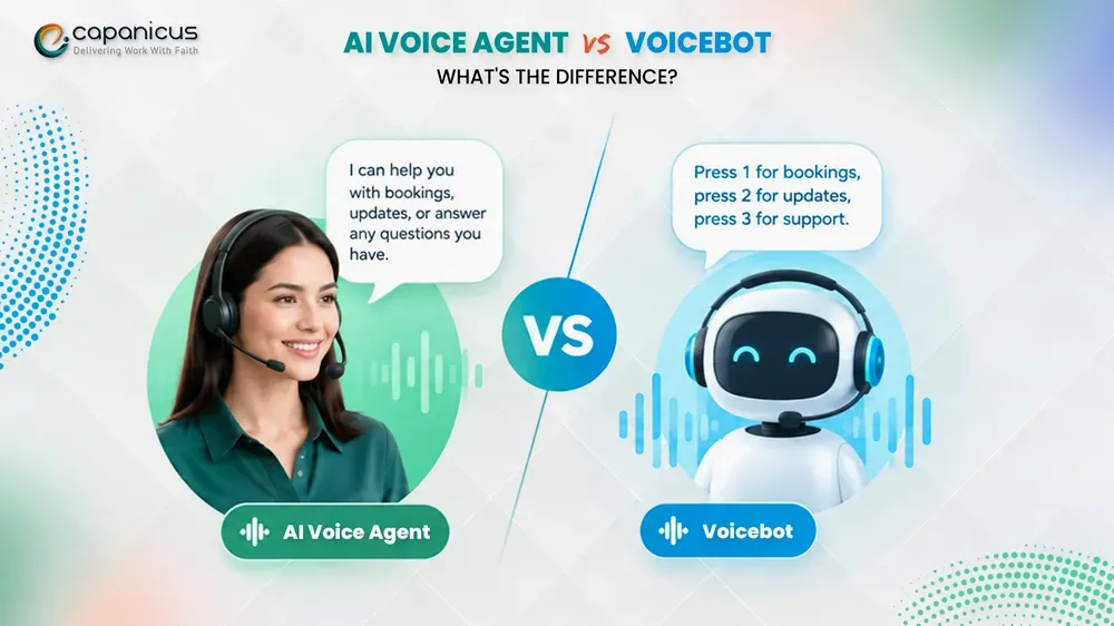 AI Voice Agent vs Voicebot: What’s the Difference?